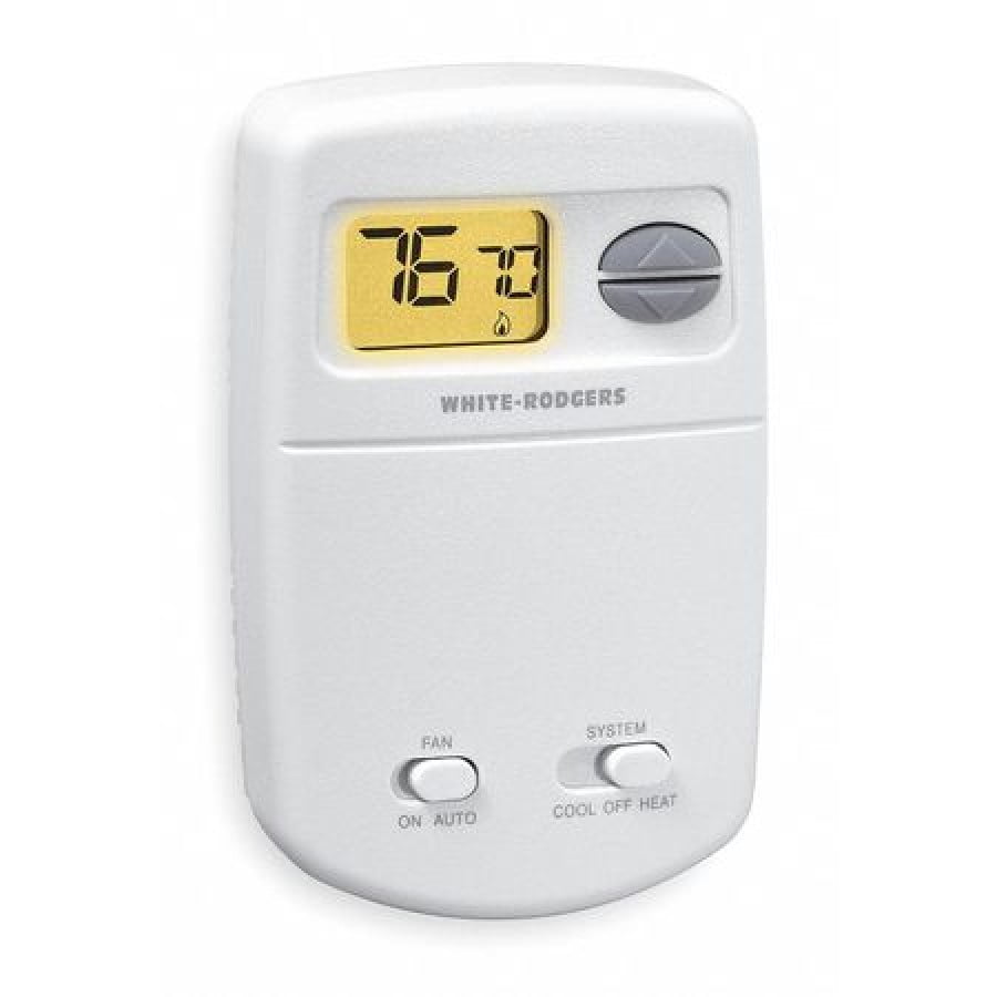 EMERSON 1E78144 Thermostat , 1 H 1 C, Battery , 24VAC