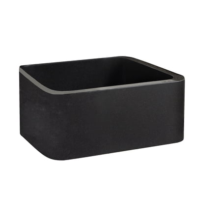 FSGSB4024-GPBL Abrams 18 Polished Granite Farmer Prep Sink GPBL