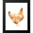 thumbnail image 2 of Scarvey, Emma 15x18 Black Modern Framed Museum Art Print Titled - Autumn Chicken I, 2 of 5