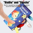 thumbnail image 6 of Honeeladyy Space Travel Soft Activity Baby Book, Baby Books Toys, Touch and Feel Cloth Book for Infant Baby, Early Development Interactive Stroller Soft Toys, Newborn Gifts for Boys Girls, 6 of 6