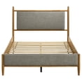 thumbnail image 3 of Pemberly Row 46" Wood Full Panel Platform Bed in Light Brown/Gray, 3 of 10