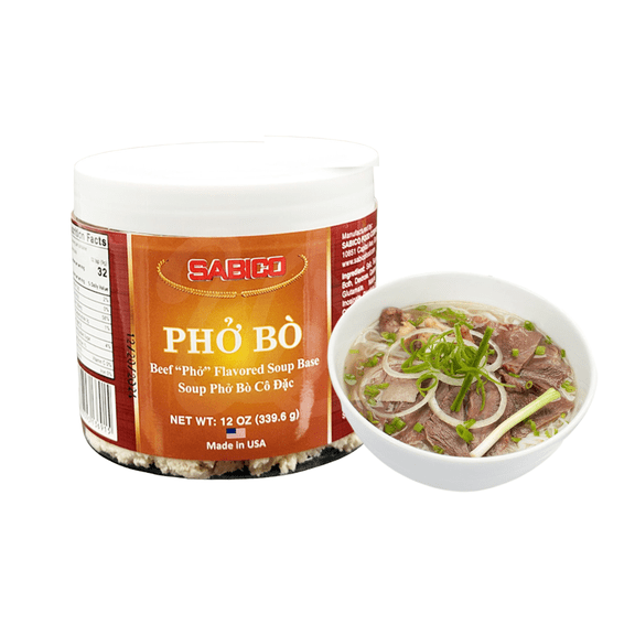 Quoc Viet Foods, Beef Flavored Pho Soup Base, 10 oz, Plastic Jar ...