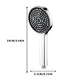 thumbnail image 3 of Nilvkv Handheld Pressurized Bath Shower Rain Shower Head Pressurized Large Panel Bath Shower Set, 3 of 5
