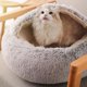 thumbnail image 4 of Billuyoard Cama pequeña para mascotas, felpa cálida para clima frío, calentador térmico para animales, , cómodo, relleno para dormir, Perchas para gatos Peluche Largo Rosa, 4 of 6