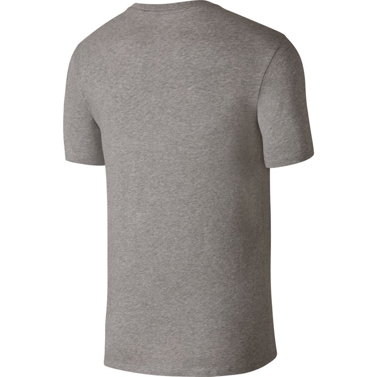 Nike Men s Sportswear Air Logo T Shirt Dark Grey Heather Blue Nebula aa2303 063 Walmart