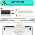 thumbnail image 2 of MacBook Pro 13 inch Case M2 2022, 2021, 2020-2016 A2338 M1 A2251 A2289 A2159 A1989 A1708 A1706, Plastic Hard Shell &Keyboard CoverPurple, 2 of 8