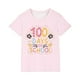 thumbnail image 2 of Fiudx Camiseta para Niños, Blusa Escolar de Tela Suave, Blusa Informal Cuello Redondo, Camisa de Verano de Manga Corta, Atuendo Diario, Moda para Niños y Niñas, 95 % Poliéster., 2 of 6