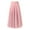 Pink, variant on Aocisk Women's Fashion Flowy A Line Skirt Elegant Swing Design Solid Color Midi Skirt for Everyday Style Red M