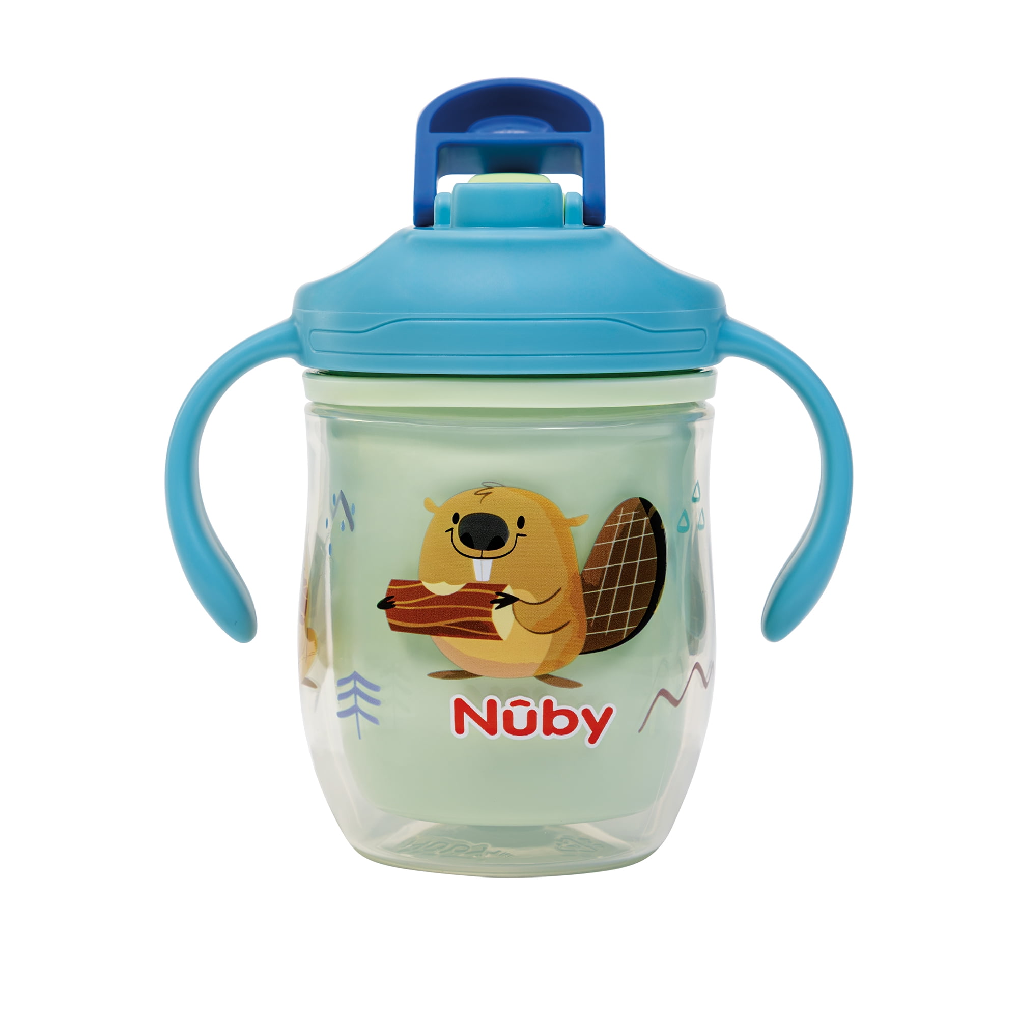 Nûby™ 2-in-1 Insulated Toddler Plastic Cup with Spout & 360˚ Weighted Straw
