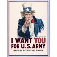 thumbnail image 3 of James Montgomery Flagg 11x14 Black Modern Framed Museum Art Print Titled - I Want You for U.S. Army (1917), 3 of 5