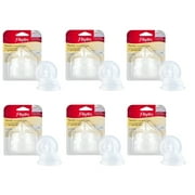 Angle View: Playtex Natural Shape Fast Flow Silcone Nipples, 2 ct (Pack of 6) + Makeup Blender Stick, 12 Pcs