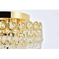 thumbnail image 3 of Century 4 light Gold Flush Mount Clear Royal Cut Crystal, 3 of 8