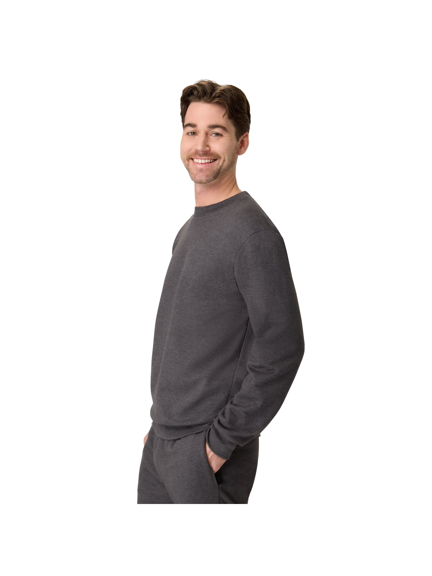Hanes Men's & Big Men's Essentials Fleece Crewneck Sweatshirt, Sizes S-5XL