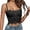 Black, variant on Summer Tank Tops for Women Camisole Top With Floral Lace Trim And Pearl Embroidery for Outerwear Style And form Fitting Comfort Business Casual Tank Tops
