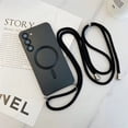 thumbnail image 5 of Crossbody Lanyard Magnetic Case For Samsung Galaxy S24 S23 S22 Plus Ultra S21 FE For Magsafe Camera Protection Soft TPU Cover, 5 of 5