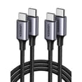 thumbnail image 1 of Cable USB C UGREEN Nylon Trenzado 60W PD Carga Rápida 1M para iPhone, Galaxy, Macbook, iPad, 1 of 8