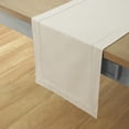thumbnail image 2 of Solino Home Linen Hemstitch Table Runner 60 Inches - Cotton Linen Small Table Runner 14 x 60 Inch Ideal for Dresser and Coffee Tables - Spring, Easter, Mothers Day, 2 of 4