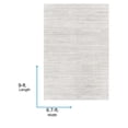 thumbnail image 4 of Livabliss Washable Rugs for Living Room, 7x9 Lavadora Global Gray Area Rug, Bedroom Dining Room Home Decor Stain Resistant Carpet (6'7" x 9'), 4 of 8
