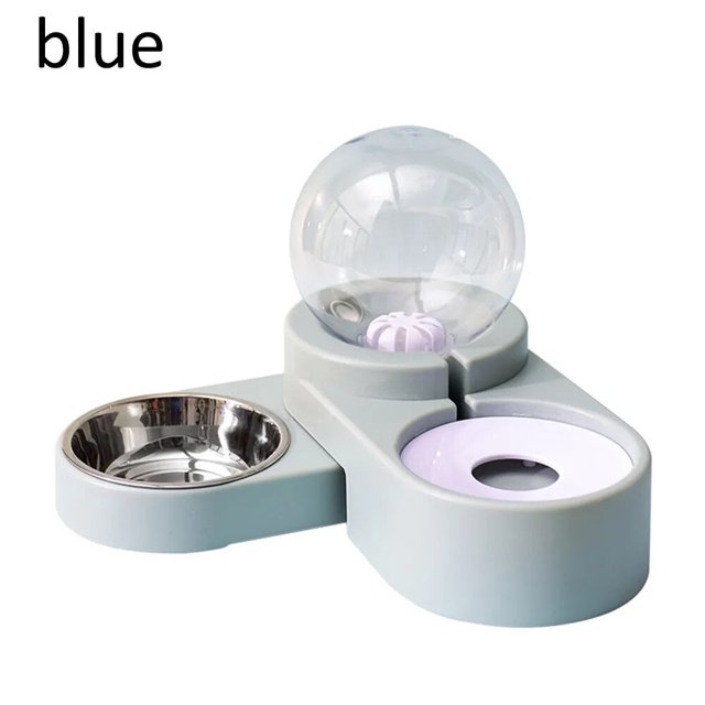 1.8L New Bubble Pet Bowls Food Automatic Feeder Fountain Water Drinking for Cat Dog Kitten Feeding Container Pet Supplies ShopWise Round