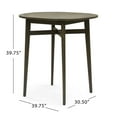 thumbnail image 5 of Jaxson Outdoor 39" Bar Height Acacia Wood Patio Table, Gray, 5 of 6