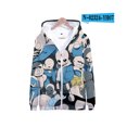 thumbnail image 4 of Sudadera con capucha con estampado 3D del juego Undertale Sans, sudadera con cremallera para niños y niñas, sudaderas unisex, sudaderas con capucha de gran tamaño a la moda para niños y dibujos animad, 4 of 5