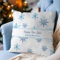 thumbnail image 4 of Teissuly Christmas Pillowcase Faceless Doll Dwarf Gnome Goblin Lattice Christmas Tree Snowflake Linen Printed Sofa Pillowcase Teissuly WER202311017084, 4 of 6
