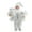 White, variant on Wdhugt Christmas Santa Claus Doll Table Decoration Silver 12 Inch 17X10X30Cm Cloth And Plastic Holiday Decor Gift 1-Piece Christmas Santa Claus Doll White
