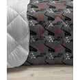 thumbnail image 3 of Jazz Music Down Alternative Comforter, Musical Instruments Pattern with Big Orchestra Drums Piano Guitar Accordion, Microfiber Quilt for All Season, 5 Sizes, Multicolor, by Ambesonne, 3 of 3