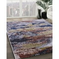 thumbnail image 3 of Ahgly Company Machine Washable Indoor Square Industrial Modern Plum Purple Area Rugs, 3' Square, 3 of 7