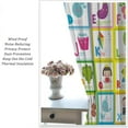 thumbnail image 5 of ABC Alphabet Kids Window Curtains Cartoon Summer Fruit Animals Forest Letters Educational Learning Blackout Curtains for Kids Boys Girls Colorful Alphabet Window Treatments 21x63in,2 Panel Set, 5 of 6