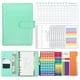 thumbnail image 5 of Carpeta de presupuesto A6, elegante y resistente, ideal para tarjetas de regalo, color verde, 5 of 6