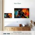thumbnail image 4 of Elephant Stock Colorful Cross Wall Art - Horizontal Canvas Wall Art - Living Room Wall Decor - Religion And Spirituality Canvas - Black And Orange Decor - 24" x 16", 4 of 8