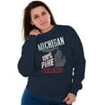 thumbnail image 3 of Michigan Pure Funny Ohio Rivalry Sweatshirt for Men or Women Brisco Brands S, 3 of 6