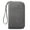 Gray, variant on Family Passport Holder, RFID Blocking Travel Document Organizer Clutch Bag for Women and Men,Brown