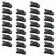 thumbnail image 5 of 100 pinzas giratorias portátiles para auriculares, de plástico, color negro, 5 of 7