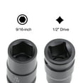 thumbnail image 3 of 1/2" Drive by 9/16" Shallow Impact Socket, Cr-V,  6-Point, 3 of 3