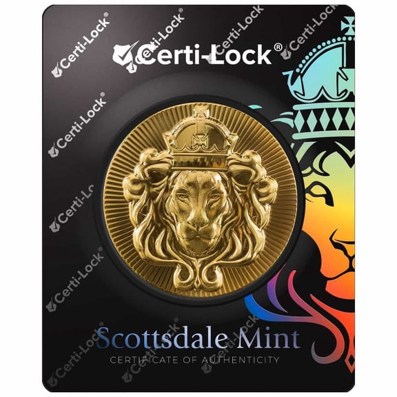 Scottsdale Stacker® 1 oz Gold Round .9999 Gold Round in Certi-Lock Assay