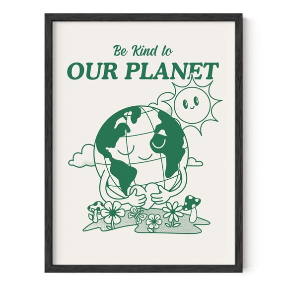 HAUS AND HUES Flow - 12x16 Framed Beige