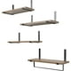 thumbnail image 1 of Set de 4 repisas flotantes Modernas Houzer Estantes de Madera 40x15 cm, 1 of 7