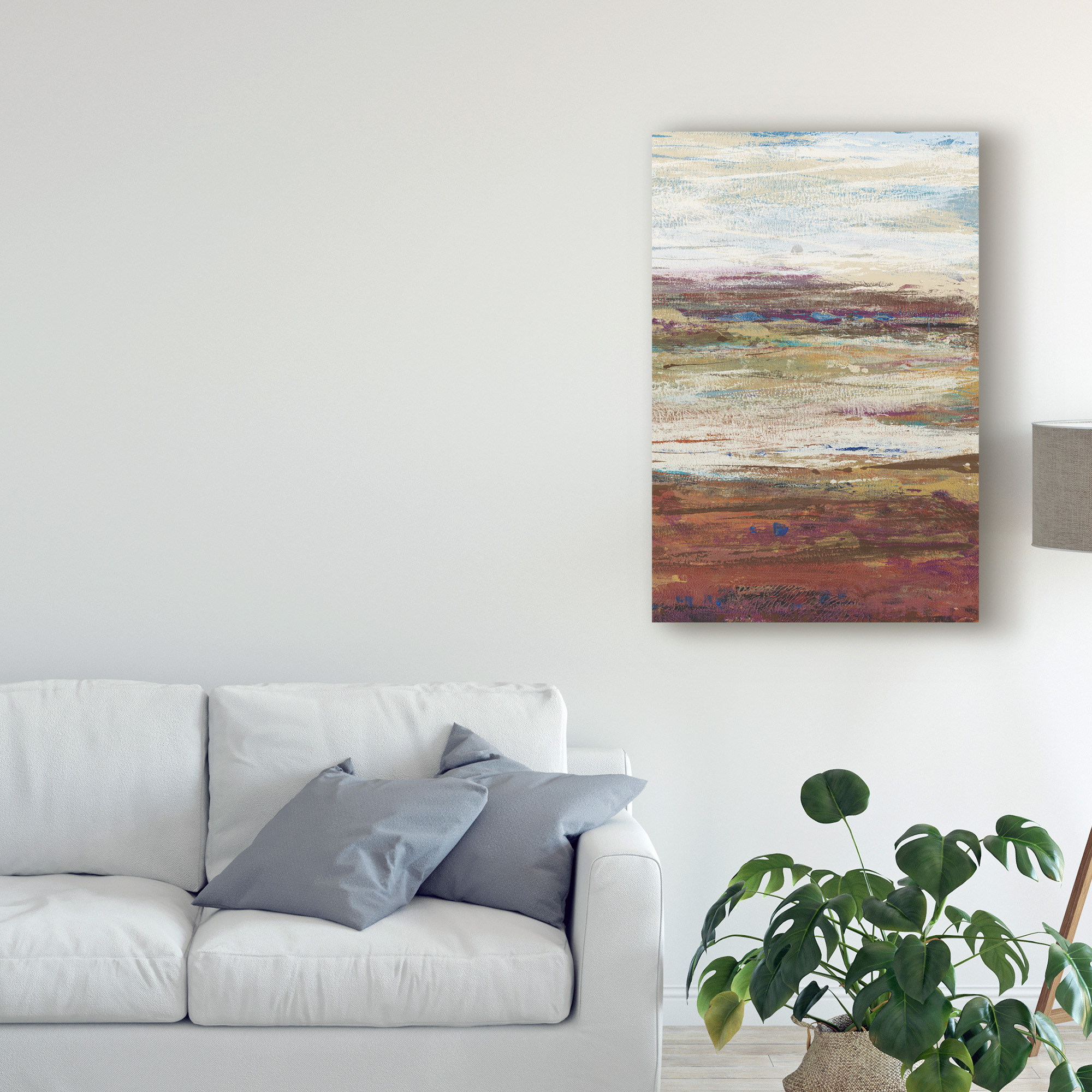 Trademark Fine Art 'Plum Vista III' Canvas Art by Tim OToole