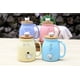 thumbnail image 5 of Taza de gato de cerámica de dibujos animados de 450ml con tapa y cuchara, tazas de café, té de la leche, taza de desayuno, regalos novedosos Adepaton 2030088-1, 5 of 6