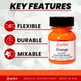 thumbnail image 2 of Angelus® Acrylic Leather Paint, 1 oz., Orange, 2 of 9