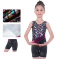 thumbnail image 6 of Kids Little Girls One-Piece Gymnastics Leotard Ballet Unitard with Shorts Quick Dry Outfi 3-12 Years, 6 of 6