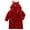 Red, variant on GYRATEDREAM Kids Little Boys Girls Cartoon Hooded Bathrobe Toddler Warm Fleece Robe Sleepwear
