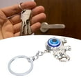 thumbnail image 6 of Blue Eyes Keychain Elephant Turkish Style Alloy Colored Glaze Pendant for Ladies Bag Car Interior, 6 of 8