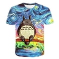 thumbnail image 1 of Niños Anime Totoro diseño camiseta niños/niñas gran Casual Kawaii manga corta Tops niños divertido T-Shirt8T Gao Jinjia LED, 1 of 2