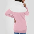 thumbnail image 2 of Eashery Womens Sweatshirts Zip-Up Hooded Pullover Tops Hoodies Sweatshirts Casual Long Sleeve Sweatshirt Cute Sweatshirts for Teen Girls (Pink,XXL), 2 of 5