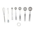 thumbnail image 1 of Cucharas Medidoras Para Hornear, Cucharas Medidoras De Anillo Desmontable Con Batidor De Huevos Nivelador Para Cocinar ANGGREK Descripción de la referencia, 1 of 5
