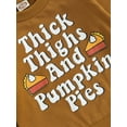 thumbnail image 6 of Liacowi Toddler Baby Boy Thanksgiving Clothes Letter Pie Print Long Sleeve Pullover Eltic Waist Pants 2Pcs Warm Outfit 0-3T, 6 of 9