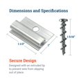 thumbnail image 3 of Colgador de alambre de pared para perros Picture Hang Solutions, 40 libras, paquete de 4, 3 of 8